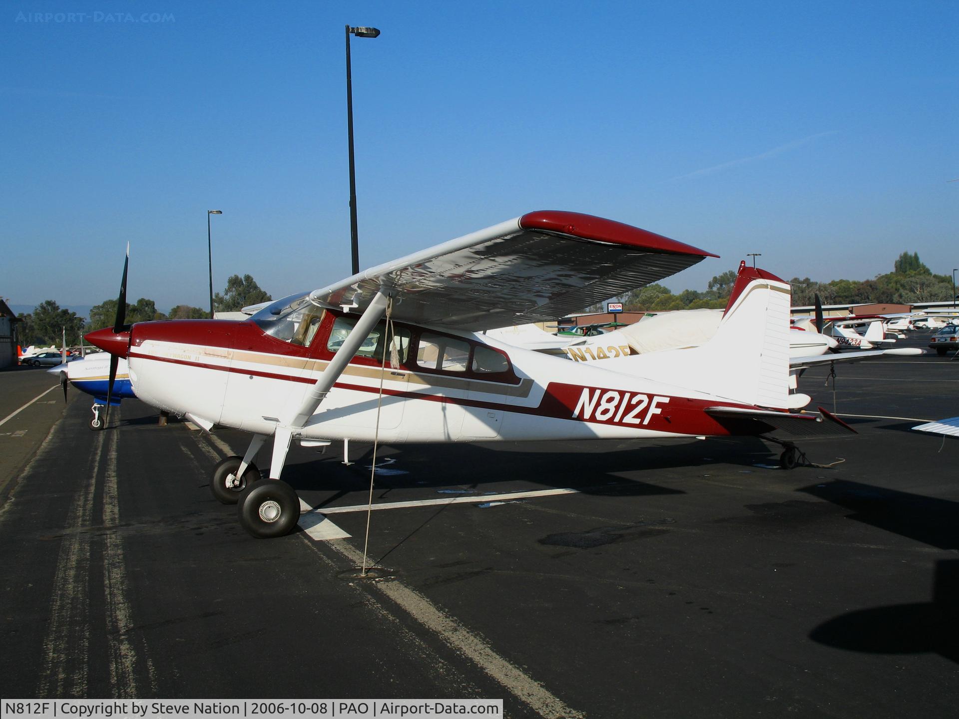 N812F, 1977 Cessna A185F Skywagon 185 C/N 18503277, Another shot of 1977 Cessna A185F @ Palo Alto Airport, CA