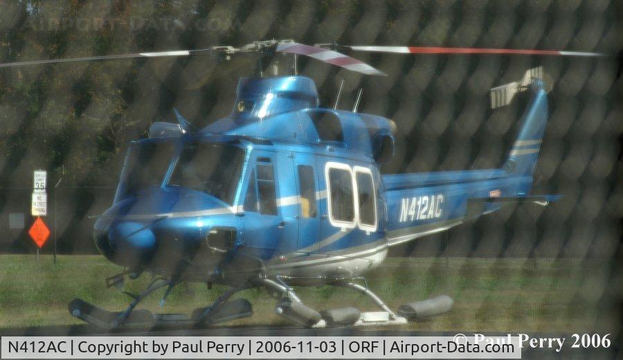 N412AC, 2003 Bell 412EP C/N 36320, I know, me and the fences.  But look at this beauty!