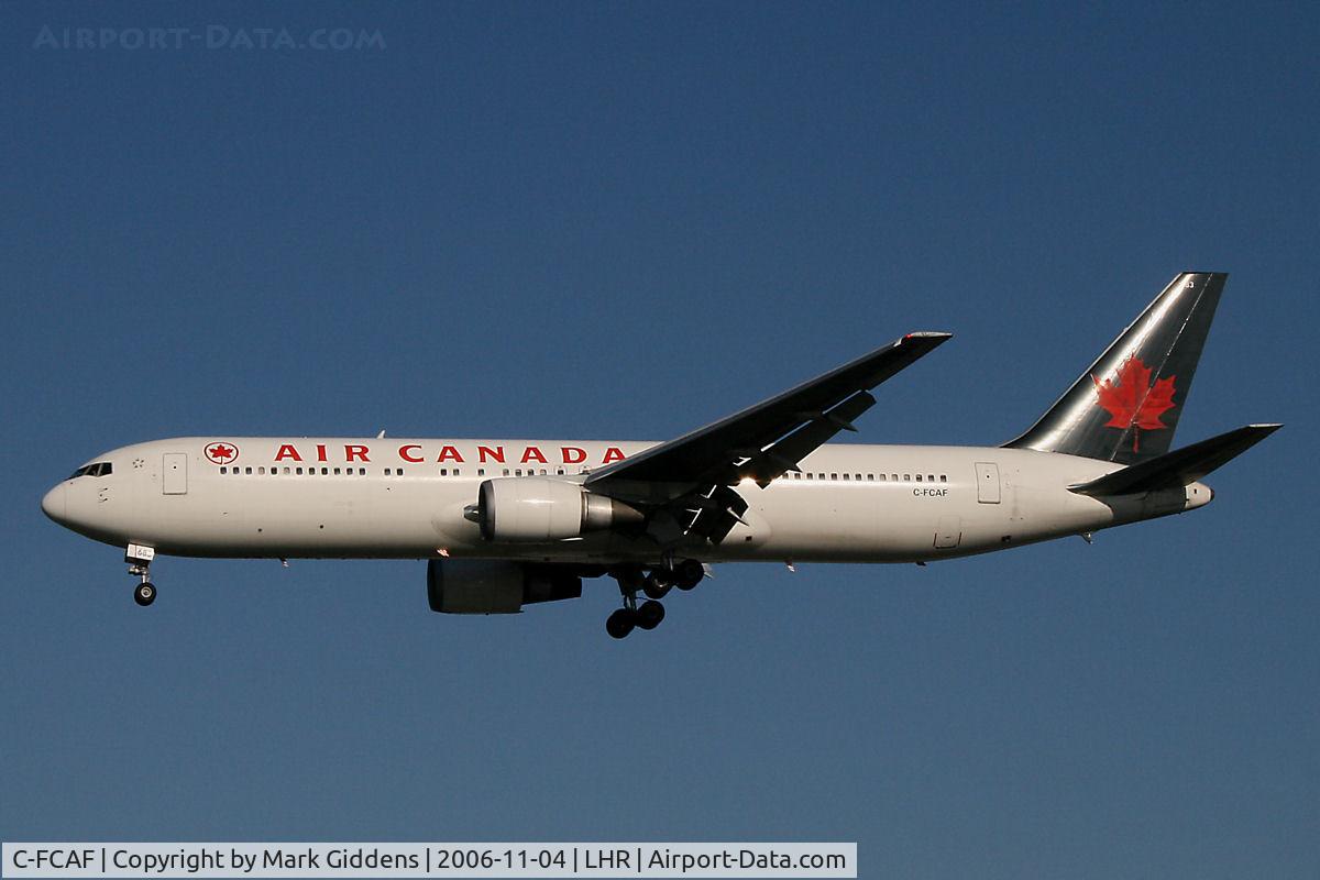 C-FCAF, 1988 Boeing 767-375 C/N 24084, C-FCAF Boeing 767-375ER Air Ca