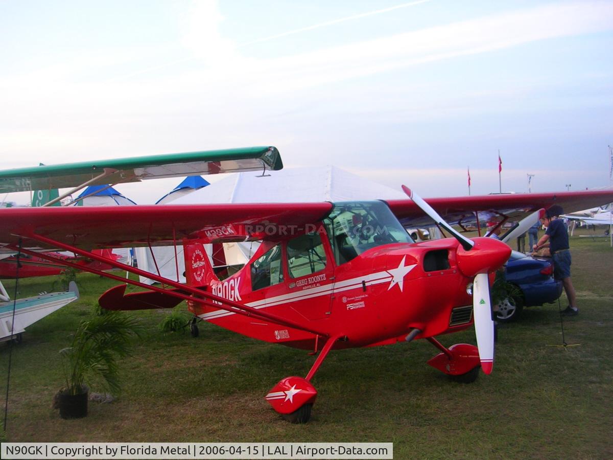 N90GK, American Champion 8KCAB Decathlon C/N 1092-2009, Sun N Fun
