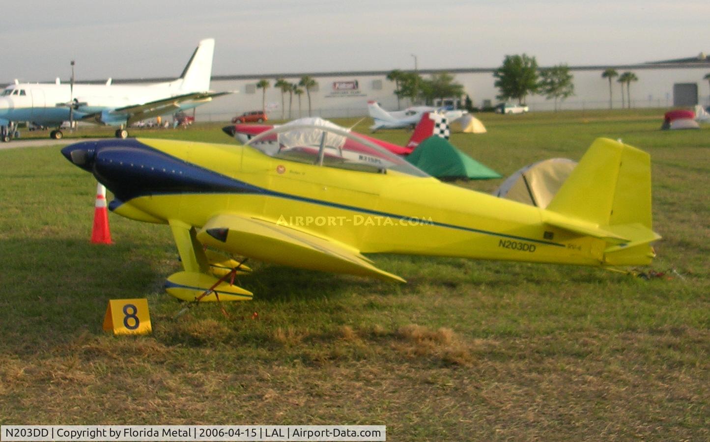 N203DD, 2000 Vans RV-4 C/N 2285, Sun N Fun