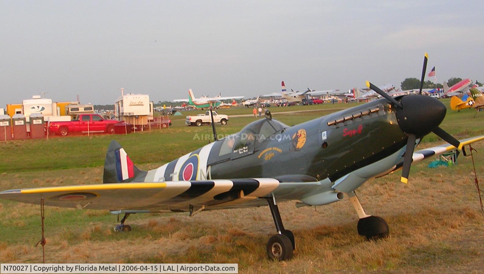 N70027, 2001 Supermarine Aircraft Spitfire Mk.26 C/N 017, Sun N Fun