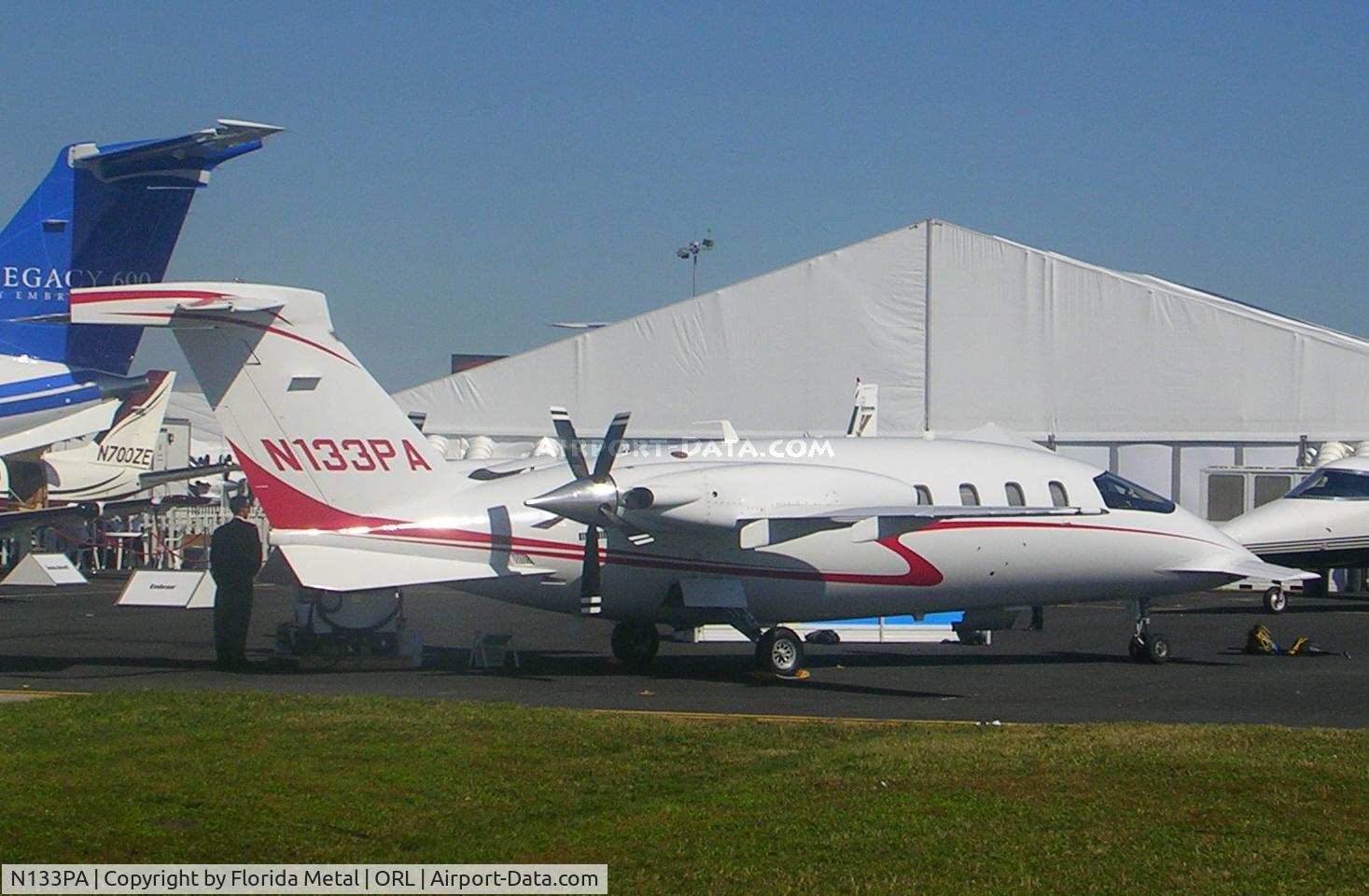 N133PA, 2002 Piaggio P-180 C/N 1062, NBAA 2005
