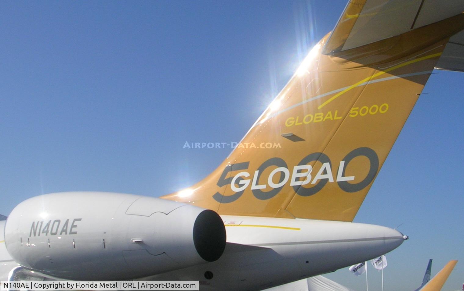 N140AE, 2004 Bombardier BD-700-1A11 Global 5000 C/N 9140, NBAA 2005