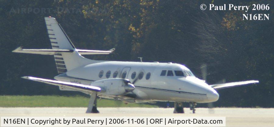 N16EN, 1987 British Aerospace BAe Jetstream 3101 C/N 743, Just getting into ORF, taxiing to the GA side