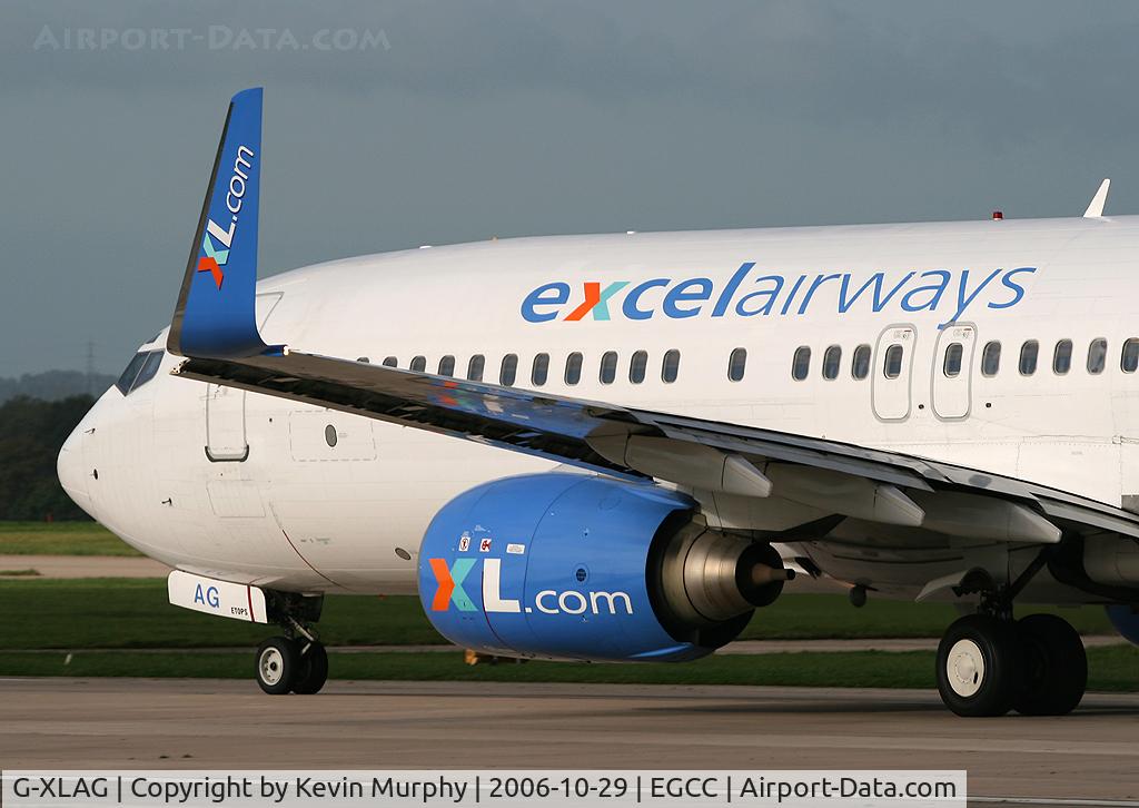 G-XLAG, 2002 Boeing 737-86N C/N 33003, Wing view