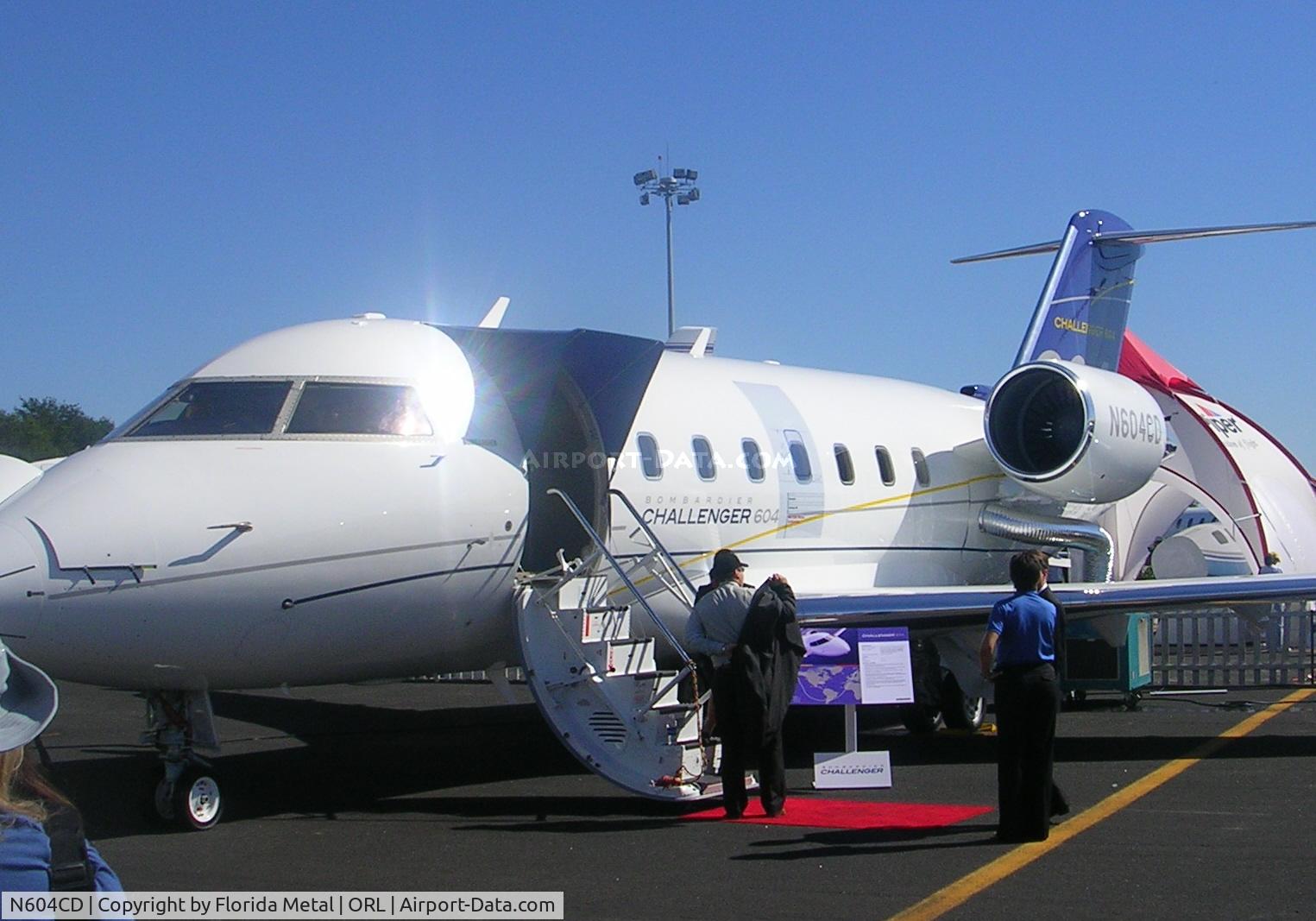 N604CD, 2004 Bombardier Challenger 604 (CL-600-2B16) C/N 5591, NBAA 2005