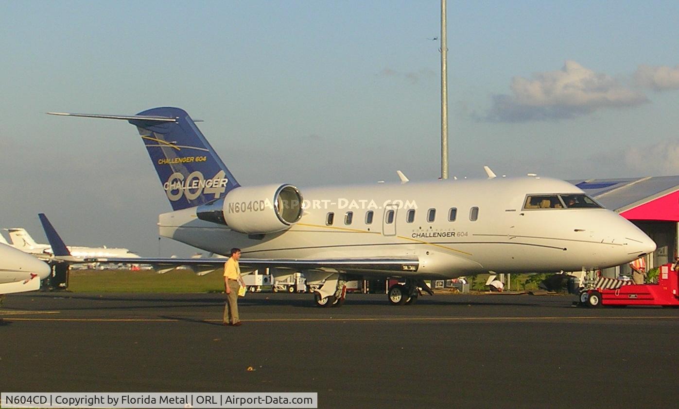 N604CD, 2004 Bombardier Challenger 604 (CL-600-2B16) C/N 5591, NBAA 2005