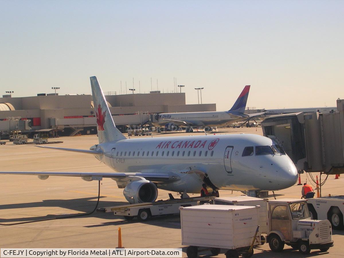 C-FEJY, 2005 Embraer 175SU (ERJ-170-200SU) C/N 17000097, Air Canada