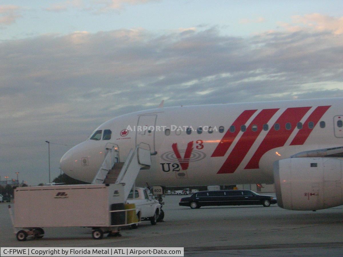C-FPWE, 1991 Airbus A320-211 C/N 175, U2's plane