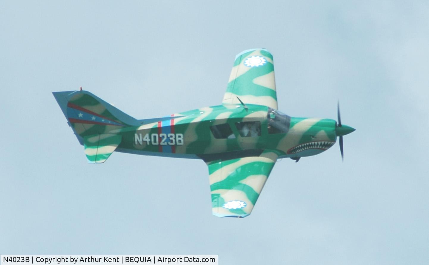 N4023B, 1974 Bellanca 17-30A Viking C/N 75-30763, P-40 curtis paint