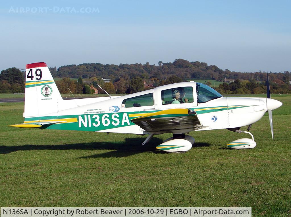 N136SA, 1993 American General AG-5B Tiger C/N 10164, Grumman AA5 Traveller