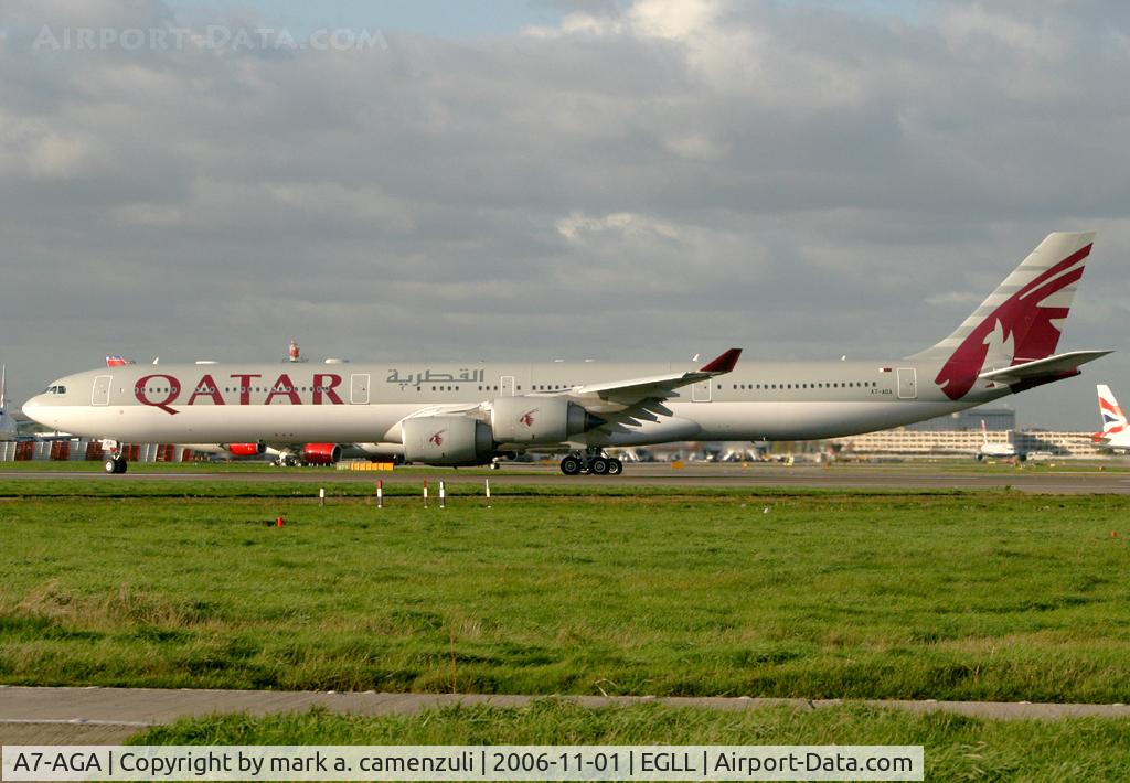A7-AGA, 2006 Airbus A340-642 C/N 740, A.330