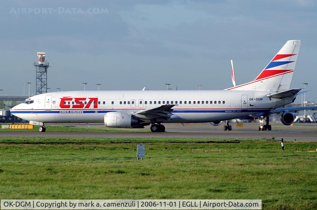 OK-DGM, 1998 Boeing 737-45S C/N 28473, B.737