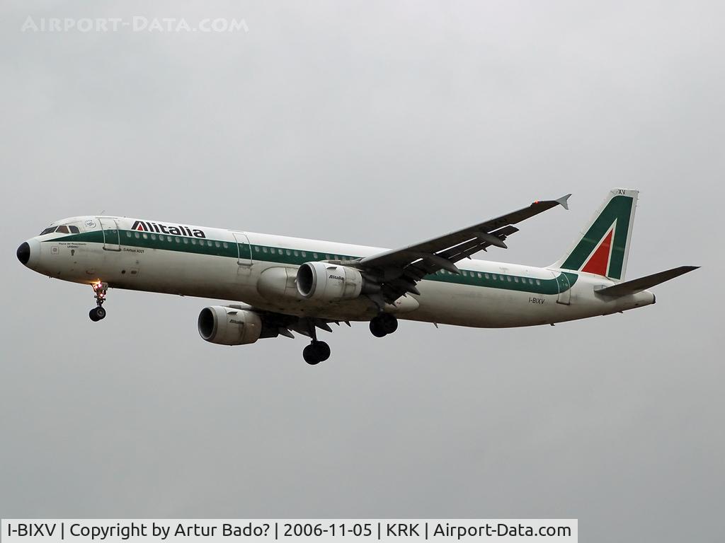 I-BIXV, 1998 Airbus A321-112 C/N 819, Alitalia - Airbus A321