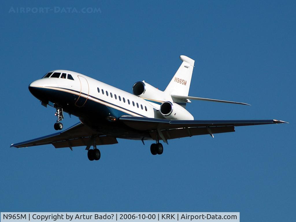 N965M, 2000 Dassault Falcon 900EX C/N 65, Motorola Inc.