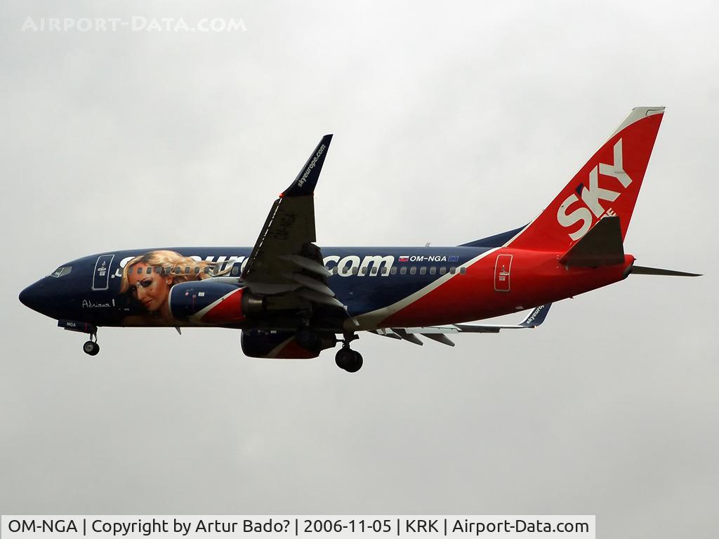 OM-NGA, 2006 Boeing 737-76N C/N 32684, SkyEurope - miss 