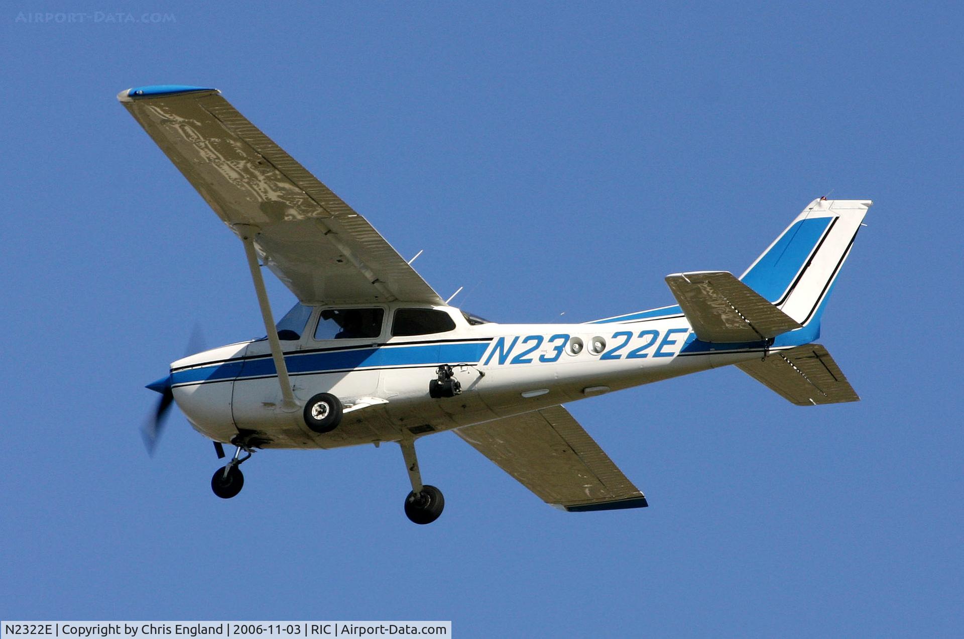 N2322E, 1978 Cessna 172N C/N 17271233, County of Henrico owned Cessna 172N at Richmond