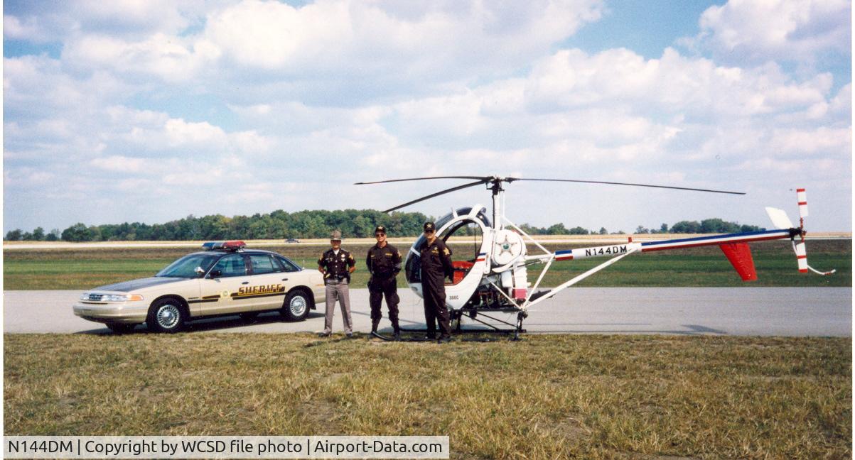 N144DM, 1991 Schweizer 269C C/N S-1517, N144DM on lease to Wayne County Sheriff's Department