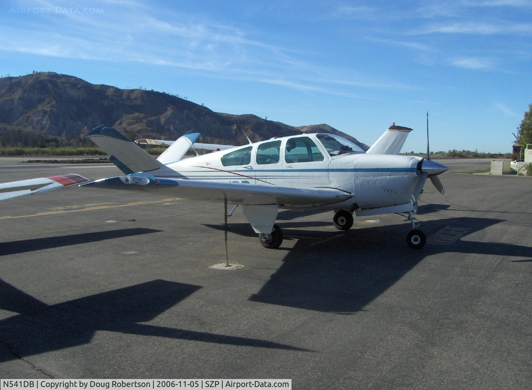 N541DB, 1964 Beech S35 Bonanza C/N D-7333, 1964 Beech S35 BONANZA, Continental IO-520-B 285 Hp