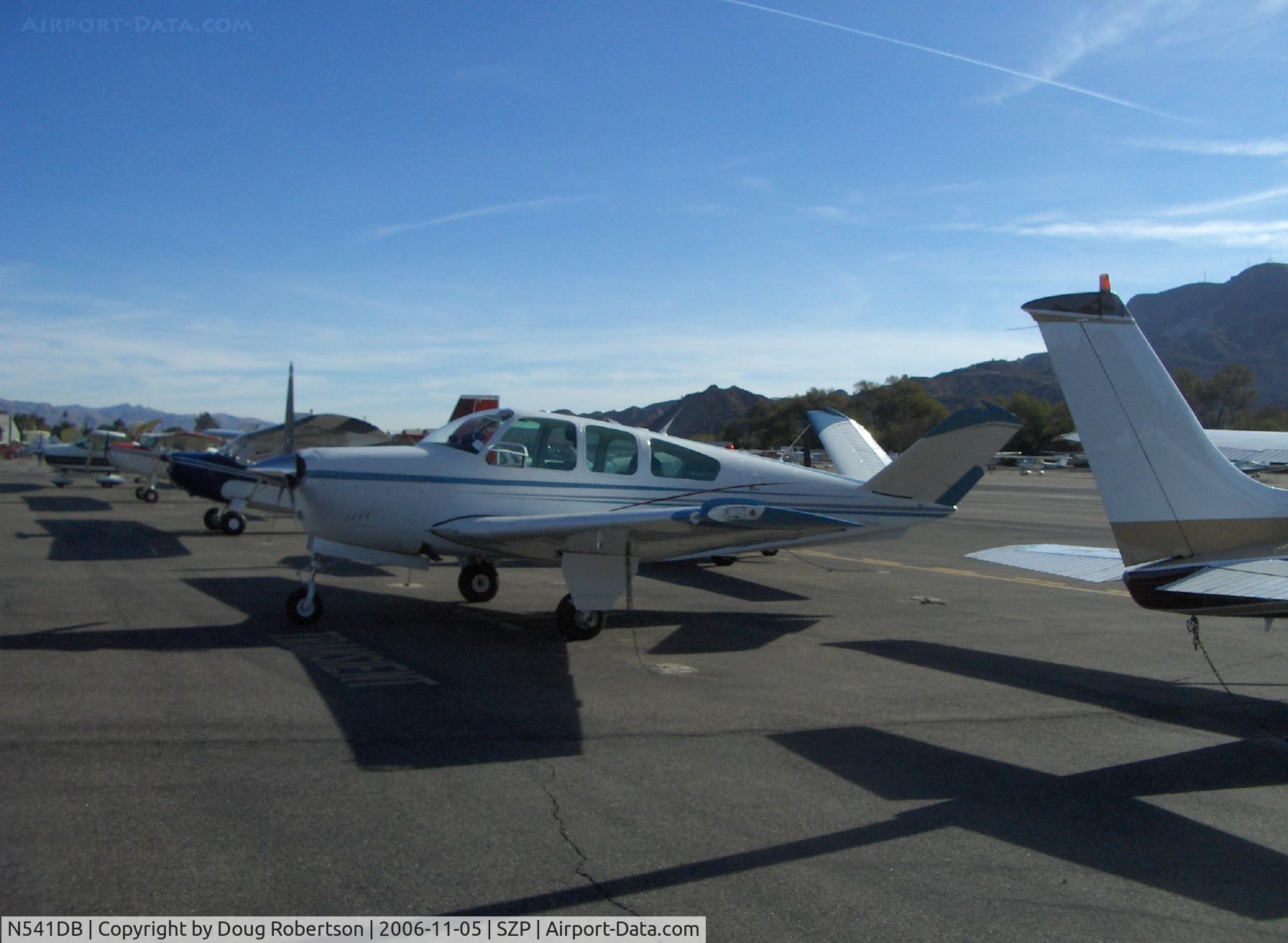 N541DB, 1964 Beech S35 Bonanza C/N D-7333, 1964 Beech S35 BONANZA, Continental IO-520-B 285 Hp