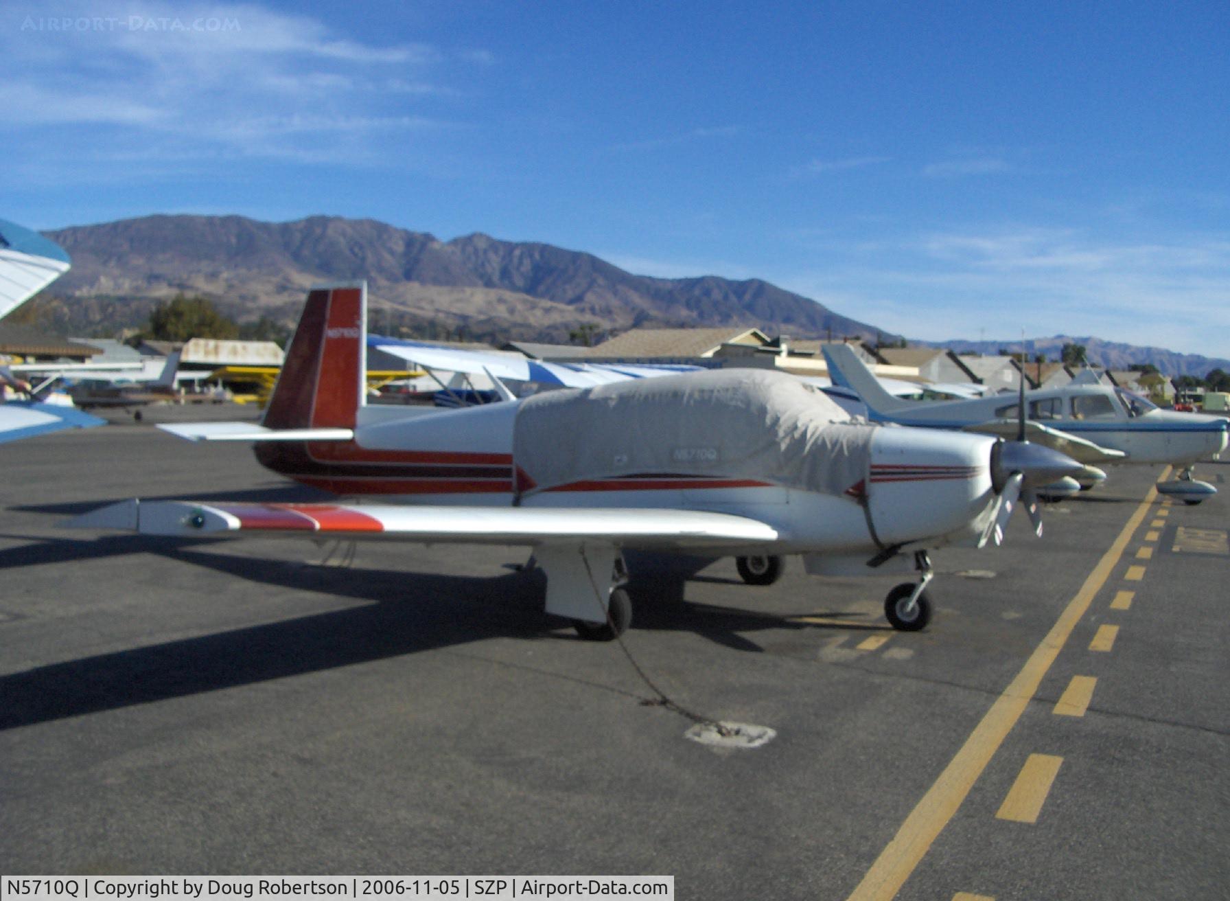 N5710Q, 1965 Mooney M20C Ranger C/N 3057, 1965 Mooney M20C, Lycoming O&VO-360 180 Hp