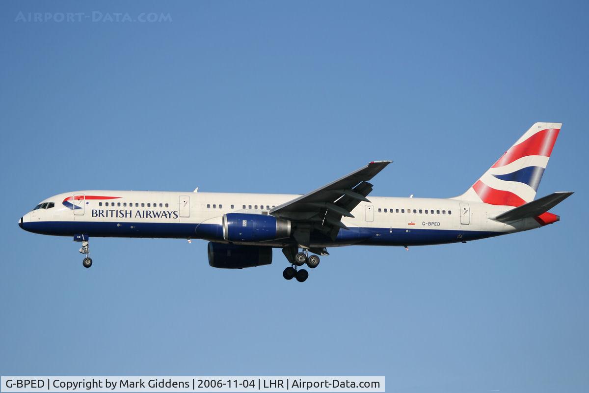 G-BPED, 1991 Boeing 757-236ET C/N 25059, G-BPED BOEING 757-236  British Airways
