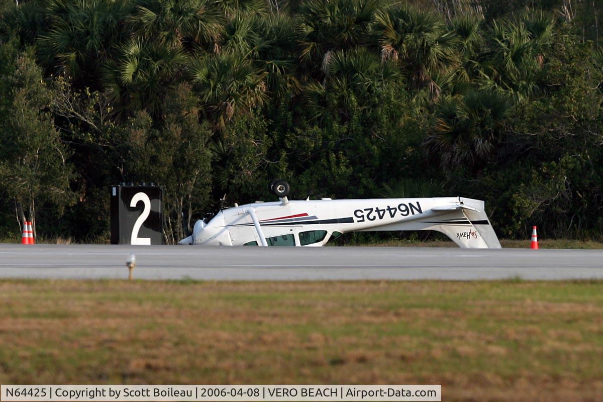 N64425, 1975 Cessna 172M C/N 17265217, day after crashing 11/7/06