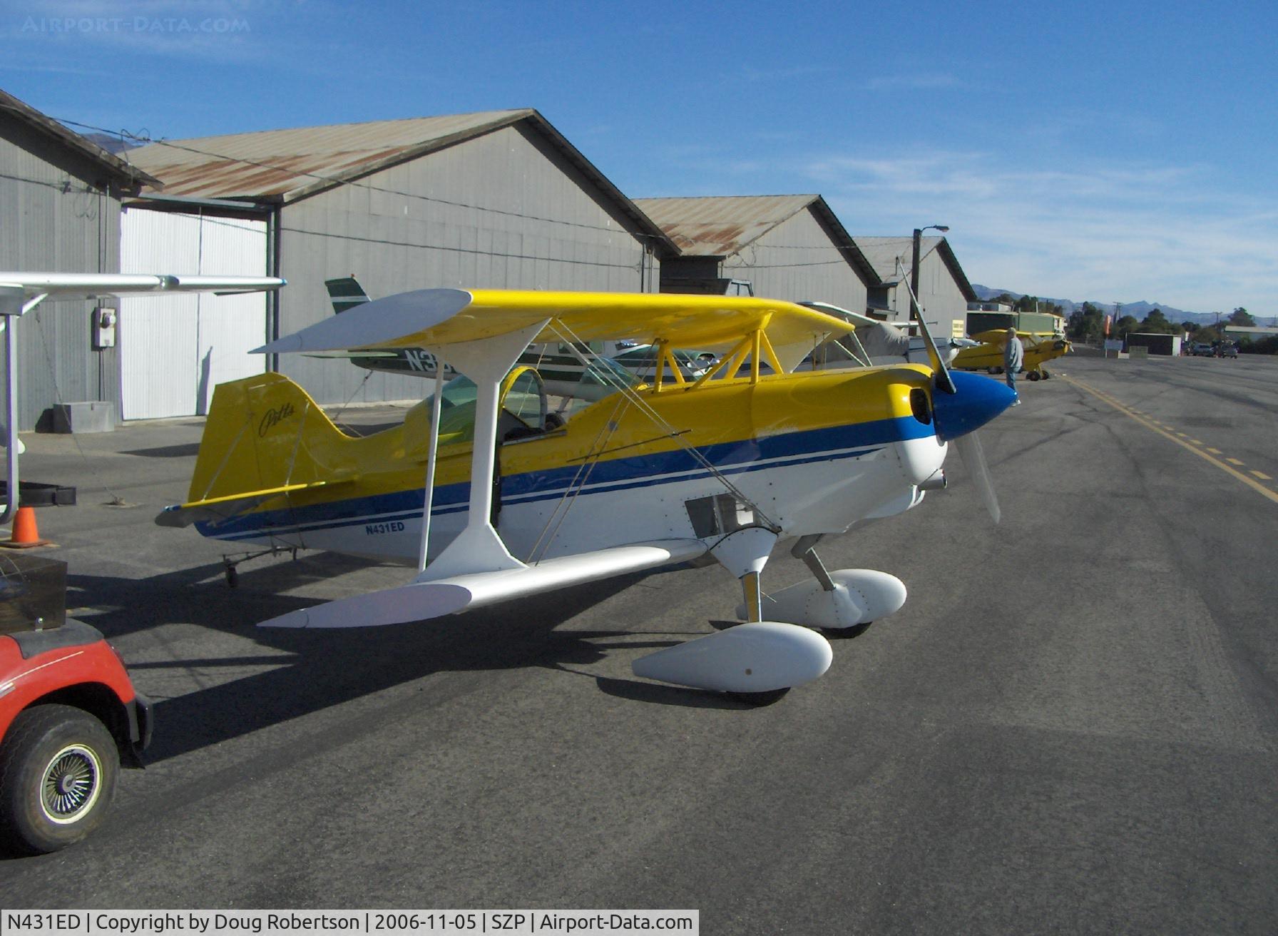 N431ED, 1988 Pitts S-1SE Special C/N 2104362536, 1988 Young/Williamson PITTS S-1SE, Lycoming O-360-A4A 200 Hp