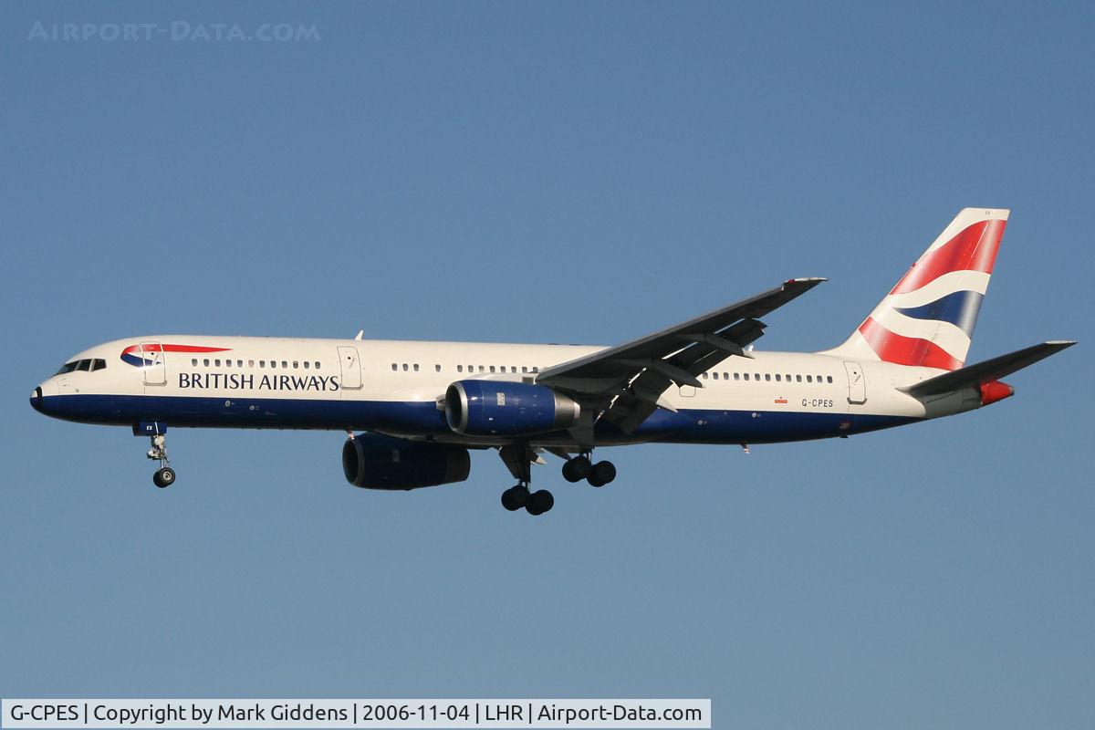 G-CPES, 1998 Boeing 757-236 C/N 29114, G-CPES  BOEING 757-236  British Airways