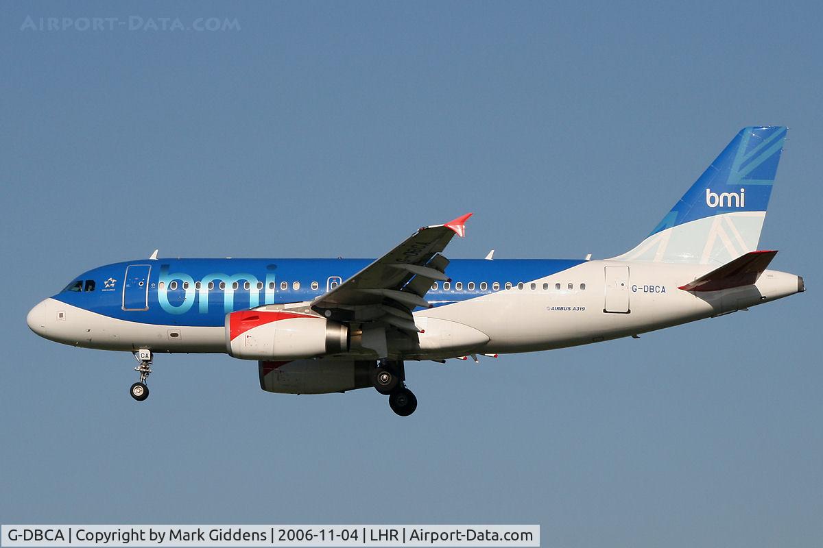 G-DBCA, 2004 Airbus A319-131 C/N 2098, G-DBCA  AIRBUS A319-132 BMI British Midland
