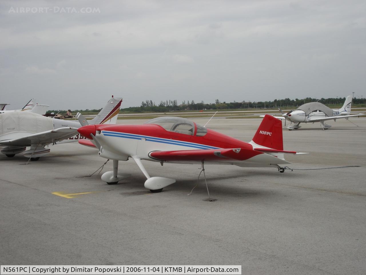 N561PC, 2001 Vans RV-6 C/N 20867, Tamiami Airport