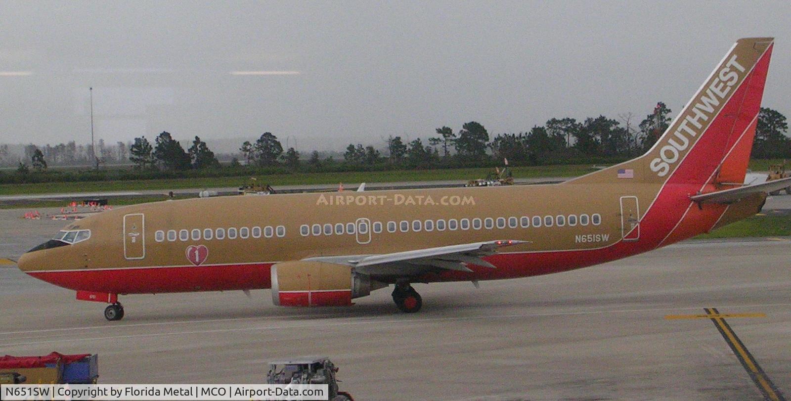 N651SW, 1997 Boeing 737-3H4 C/N 27721, At Orlando
