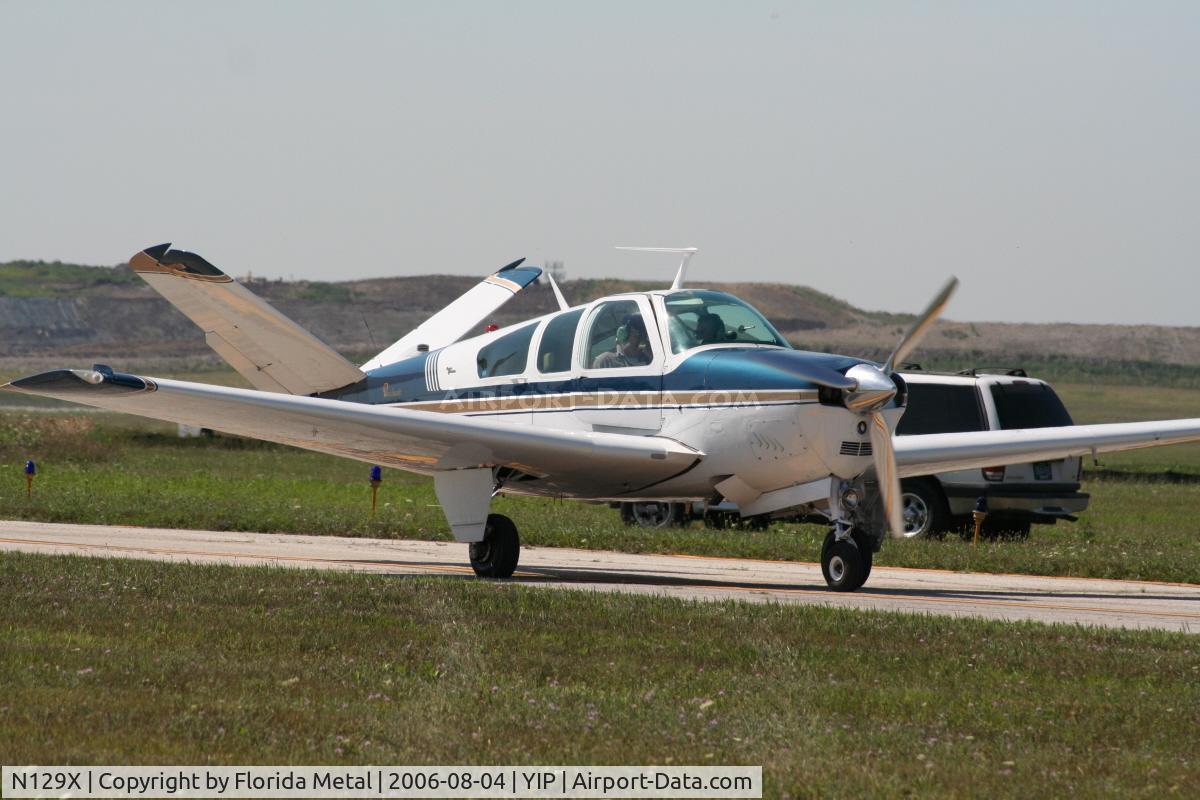 N129X, 1967 Beech V35 Bonanza C/N D-8586, V Tail