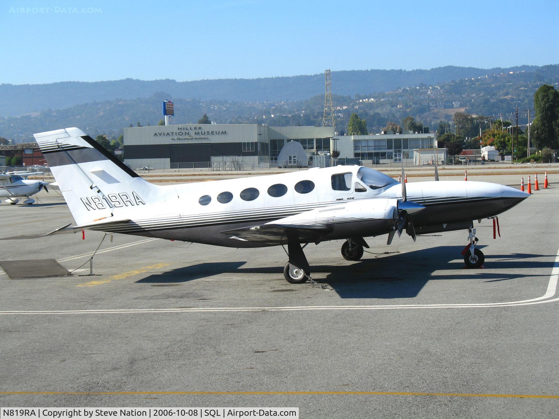 N819RA, 1978 Cessna 421C Golden Eagle C/N 421C0522, Legacy Automotive Group (St. George, UT) 1978 Cessna/RAM 421C @ San Carlos Airport, CA