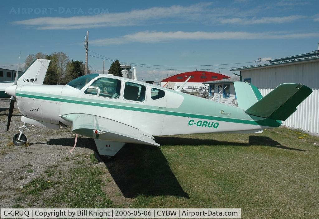 C-GRUQ, 1958 Beech J35 Bonanza C/N D-5615, Springbank Airport