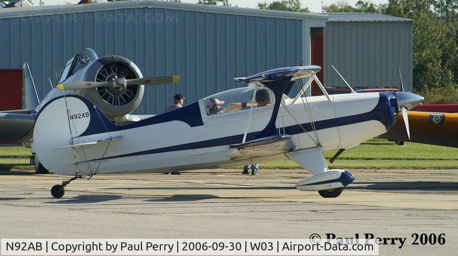 N92AB, 1993 Steen Skybolt C/N 001 (N92AB), Sleek profile of a visiting Skybolt