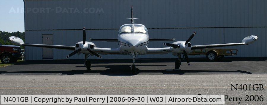 N401GB, 1969 Cessna 401B C/N 401B0004, Hard to pass up a shot like this, especially when you are standing on an open taxiway!