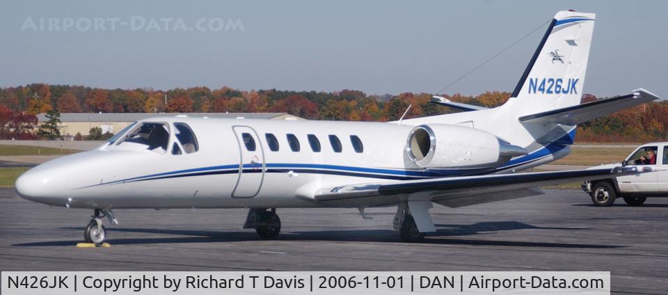 N426JK, 1998 Cessna 550 Citation Bravo C/N 550-0856, 1998 Cessna 550 in Danville Va.
