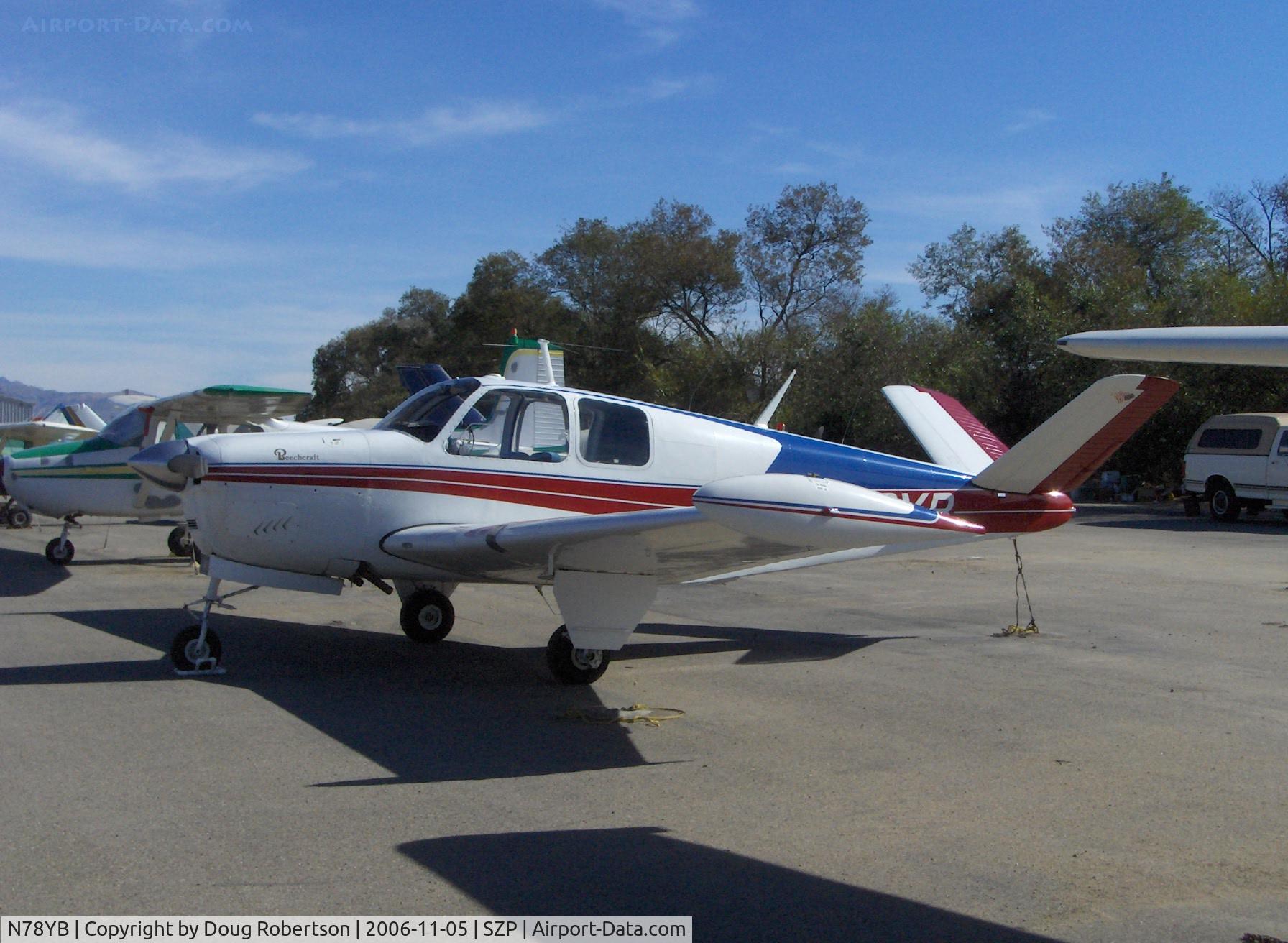 N78YB, 1950 Beech B35 Bonanza C/N D-2493, 1950 Beech B35 BONANZA, Continental E-185-8 196/185 Hp, tip tanks