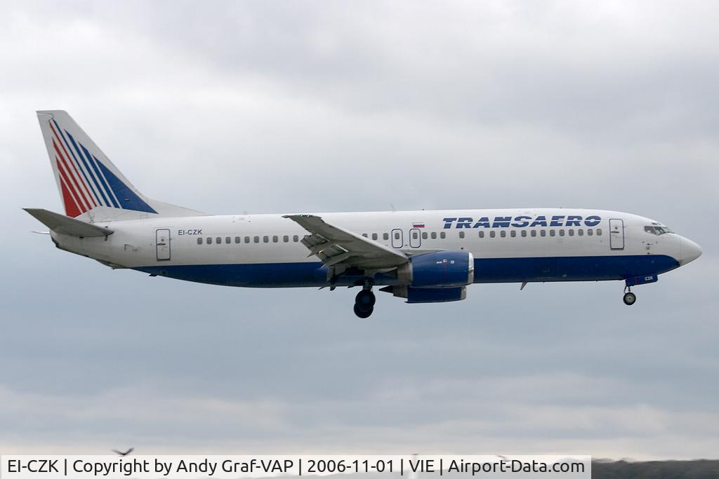 EI-CZK, 1989 Boeing 737-4YO C/N 24519, Transaero 737-400