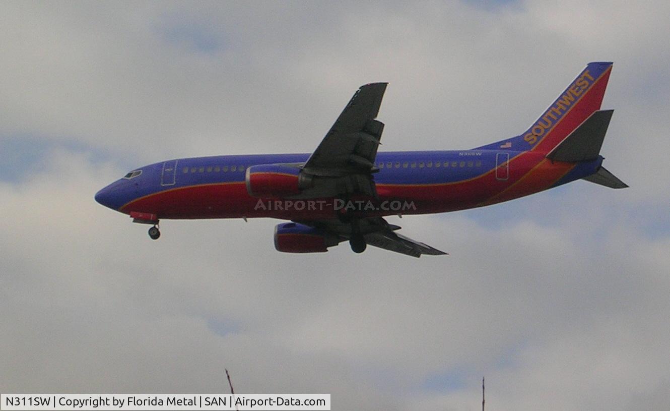 N311SW, 1986 Boeing 737-3H4 C/N 23333, Balboa