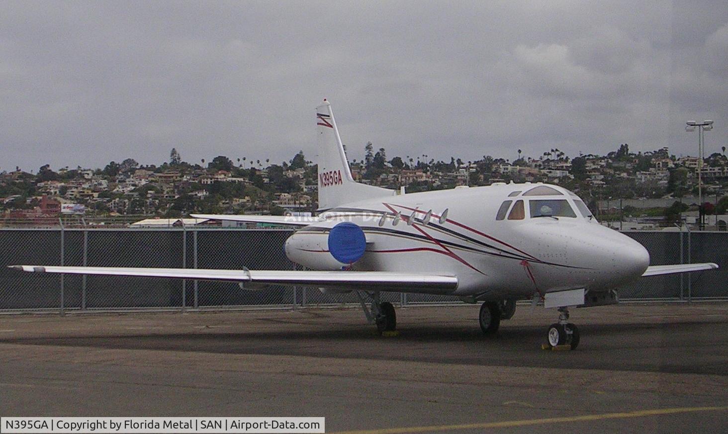 N395GA, 1981 Rockwell International NA-265-65 Sabreliner 65 C/N 465-65, ramp