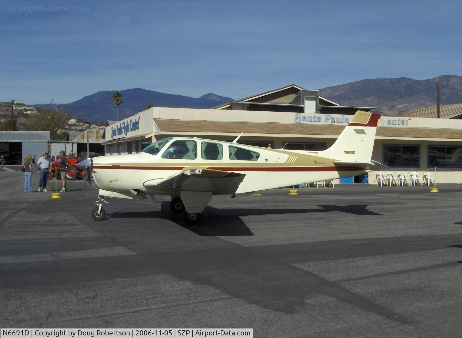 N6691D, 1979 Beech F33A Bonanza C/N CE-894, 1979 Beech F33A BONANZA, Continental IO-520-BA 285 Hp