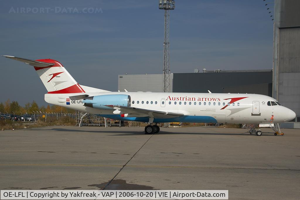 OE-LFL, 1995 Fokker 70 (F-28-0070) C/N 11573, Austrian Arrows Fokker 70
