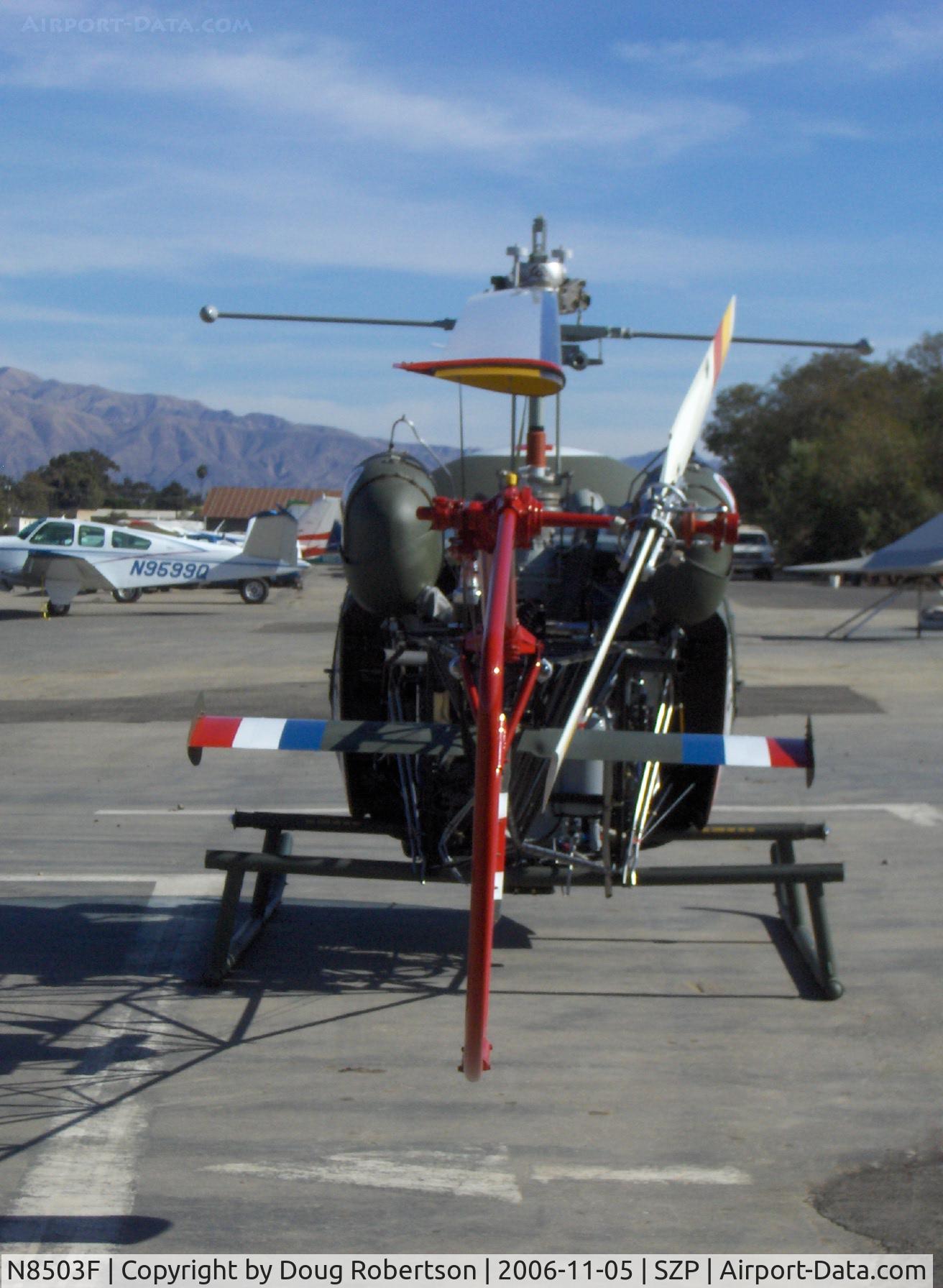 N8503F, 1965 Bell 47G-4 C/N 3350, 1965 Bell 47G-4, Lycoming VO-540 305 Hp, rotor airfoil