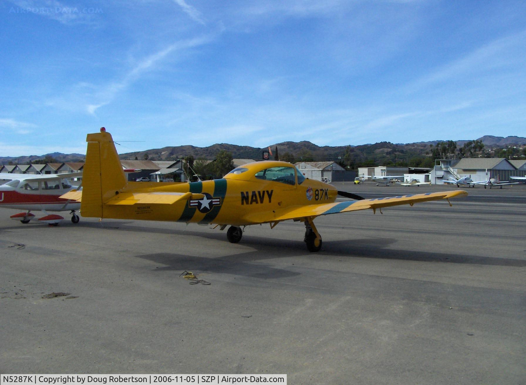 N5287K, 1950 Ryan Navion B C/N NAV-4-2187B, 1950 Ryan NAVION B as L-17B, Lycoming GO-435C&D 240/260 Hp