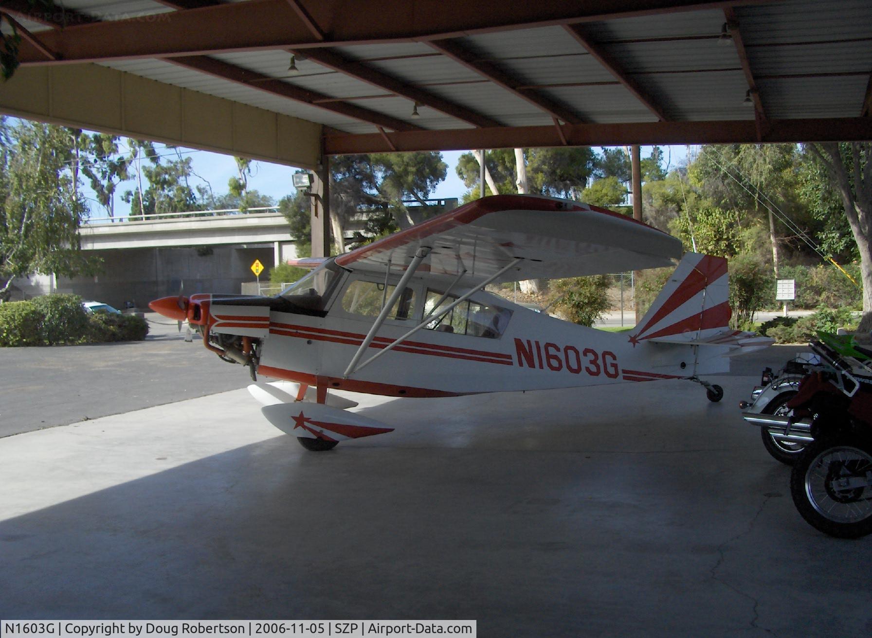 N1603G, 1968 Champion 7ECA Citabria C/N 609, 1968 Champion 7ECA CITABRIA, Lycoming O-235 115 Hp