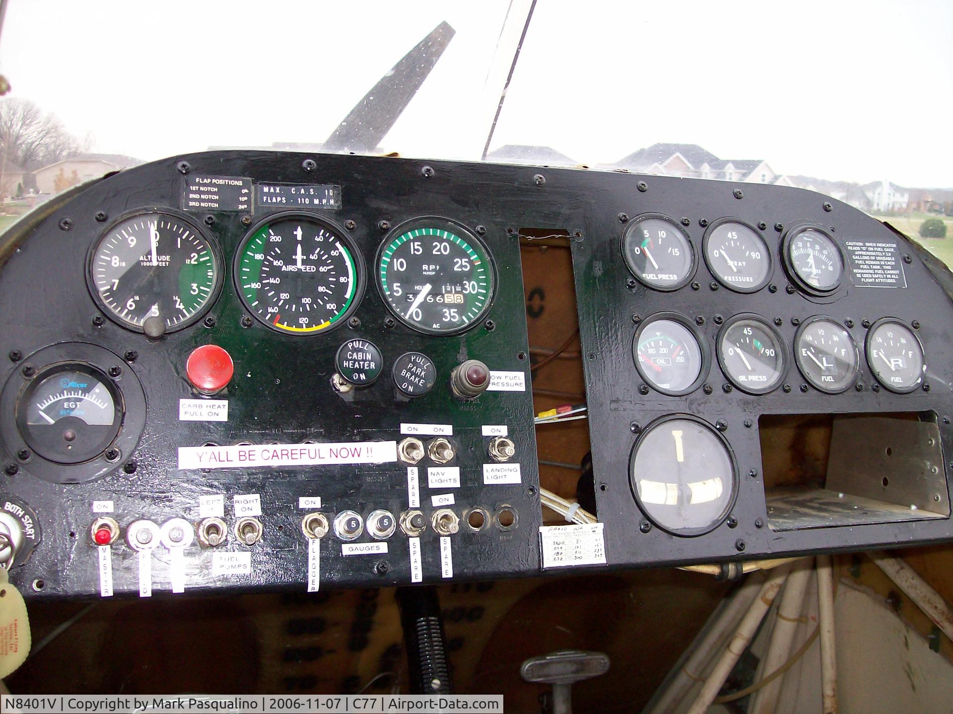 N8401V, 1970 Aero Commander CALLAIR A-9 C/N 1601, Callair A-9