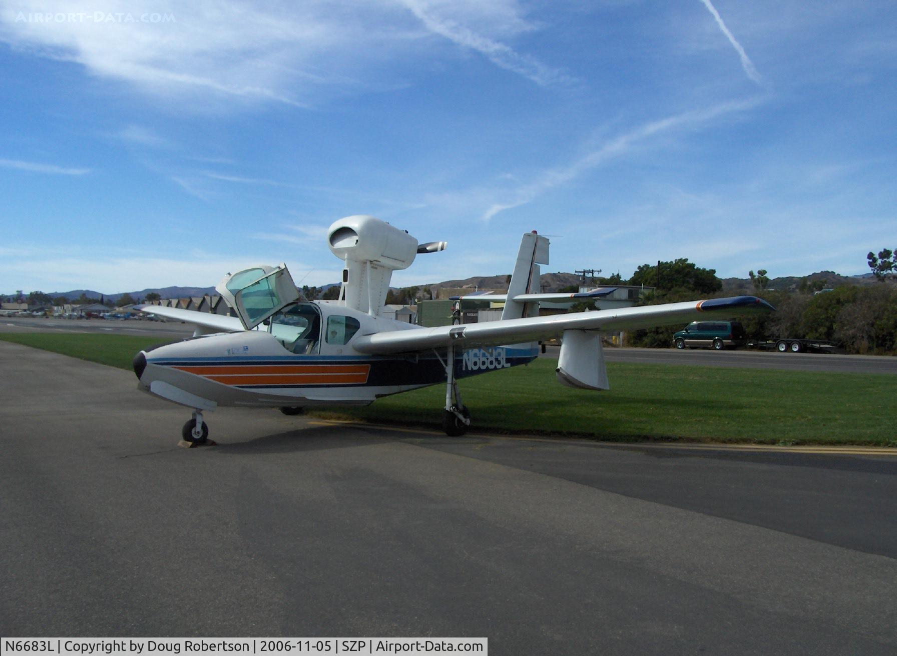 N6683L, 1970 Lake LA-4 C/N 446, 1970 Lake LA-4-180 Amphibian, Lycoming O&VO-360 180 Hp pusher